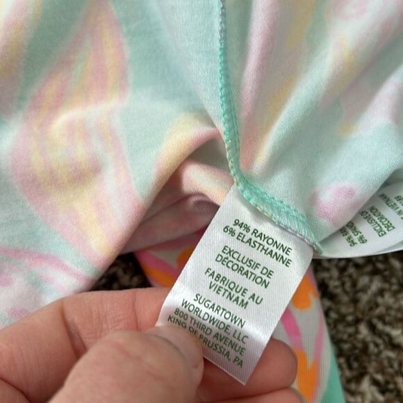 NWT Lilly Pulitzer Fontaine Wrap High Low Sleeveless Beach Tropical Dress XS - Picture 10 of 11